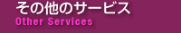 その他サービス